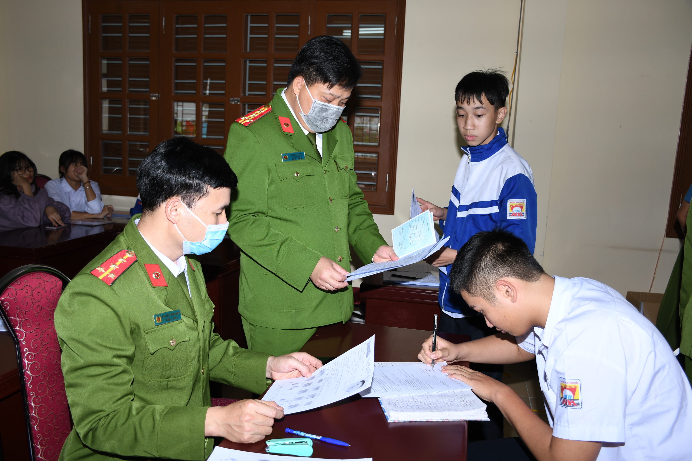 Kiểm tra cấp CCCD gắn chíp điện tử tại VKSND phố Hải Phòng, Công an quận Hải An và Lê Chân